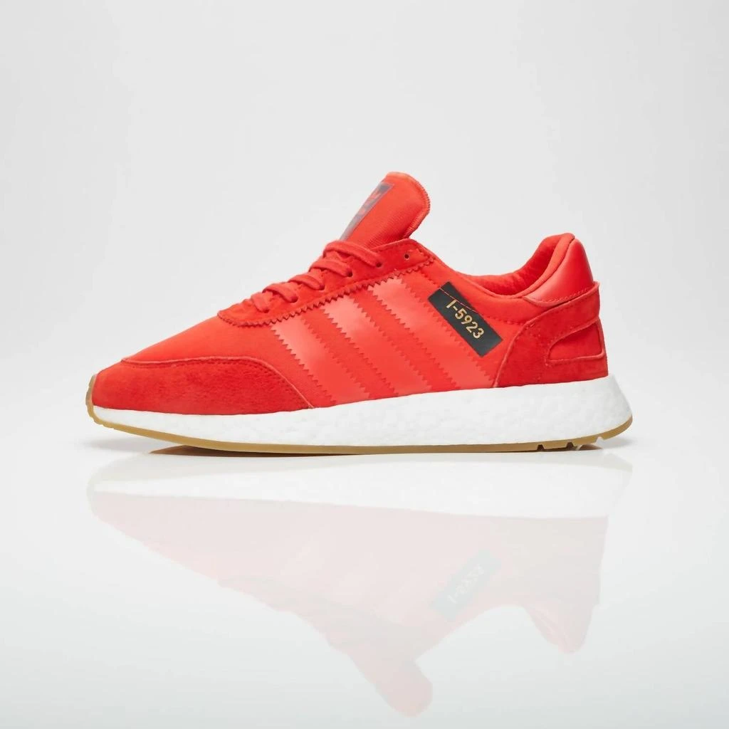Adidas Men's I-5923 Running Shoes In Core Red/footwear White/gum 3 2