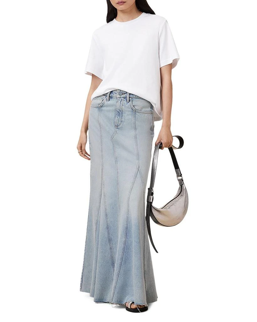 ALL SAINTS Alma Denim Maxi Skirt 2