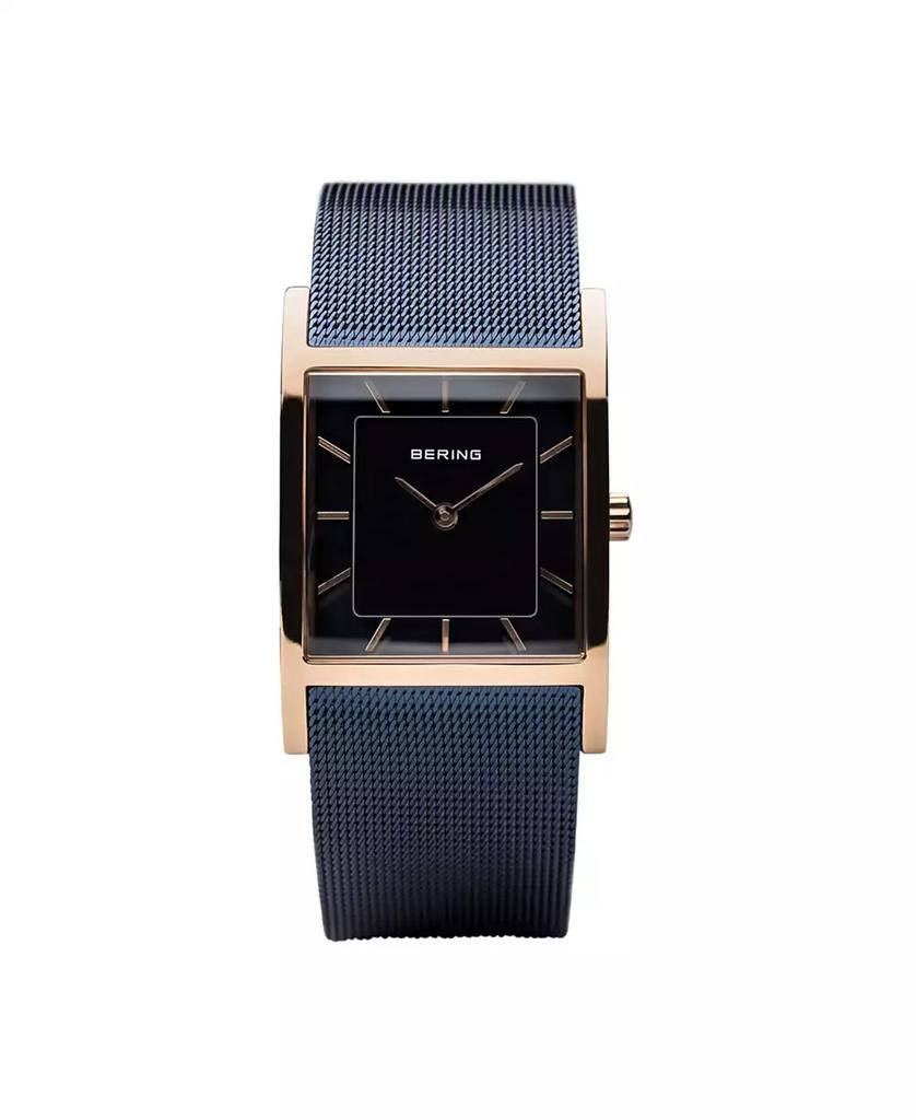 Bering Ladies' Classic Tank Case and Mesh Watch