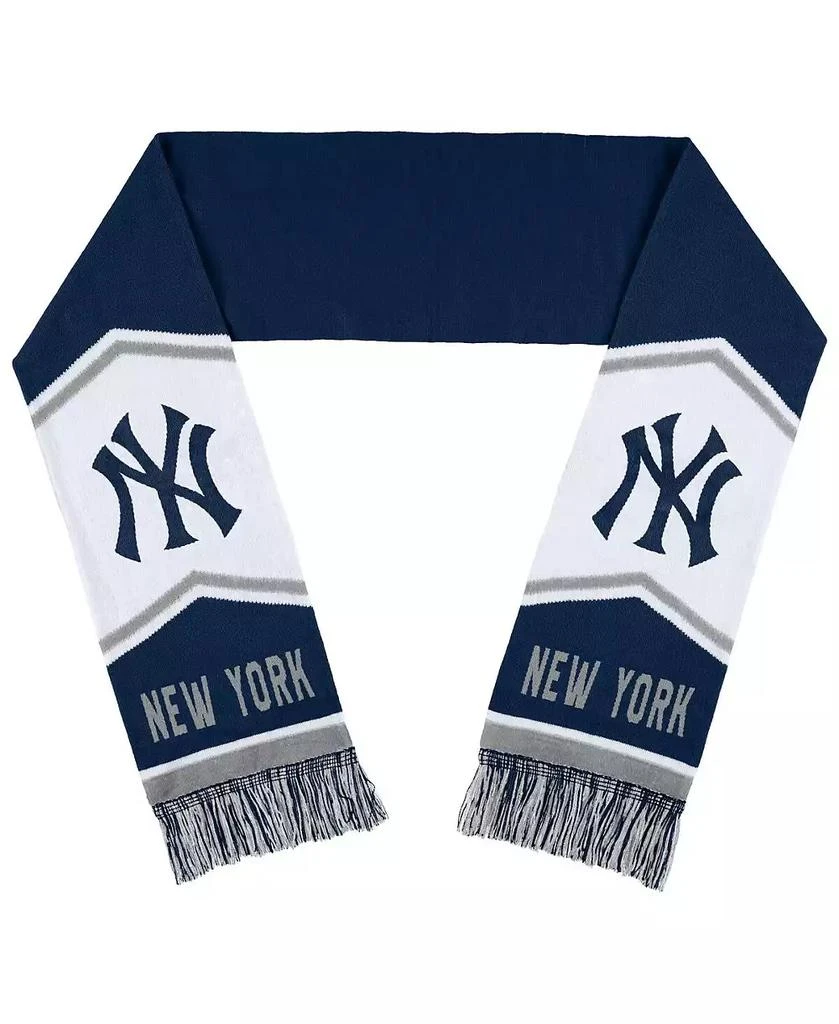 WEAR by Erin Andrews Women's New York Yankees Jacquard Stripe Scarf 1