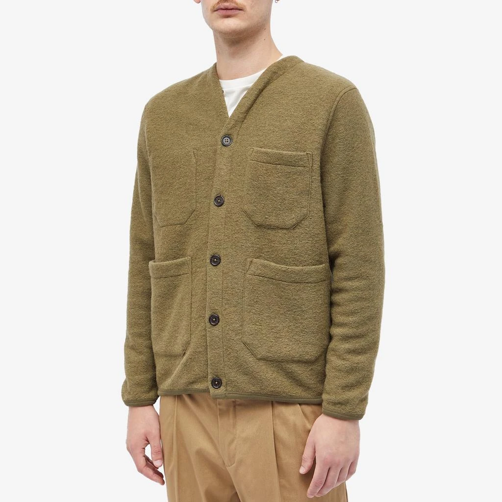 Universal Works Universal Works Wool Fleece Cardigan 2