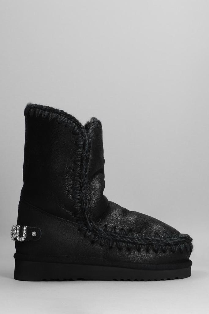 Mou Mou Eskimo 24 Low Heels Ankle Boots