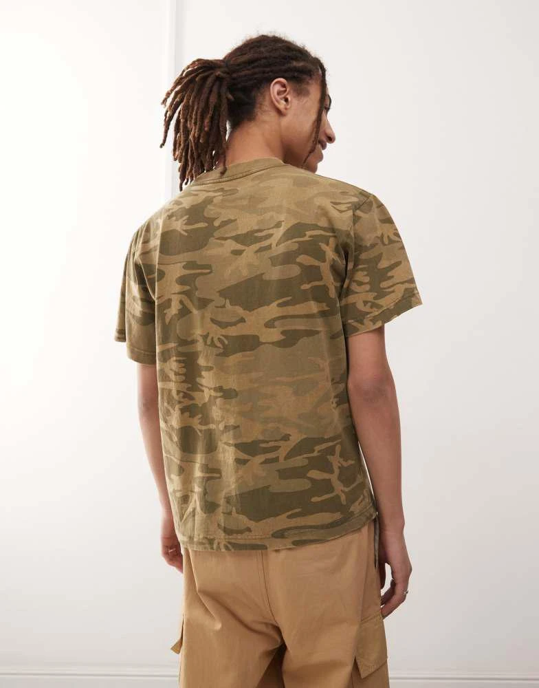 PacSun Pacsun camo oversized t-shirt in green 4