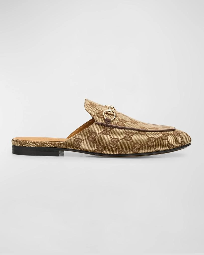Gucci Princetown GG Canvas Bit Loafer Mules 1