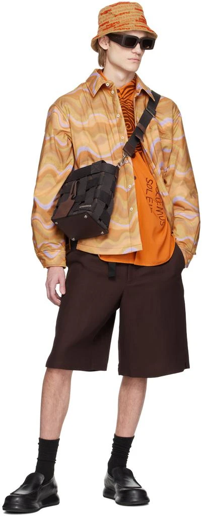 Jacquemus Orange Le Raphia 
La Chemise Boulanger
 Shirt 4