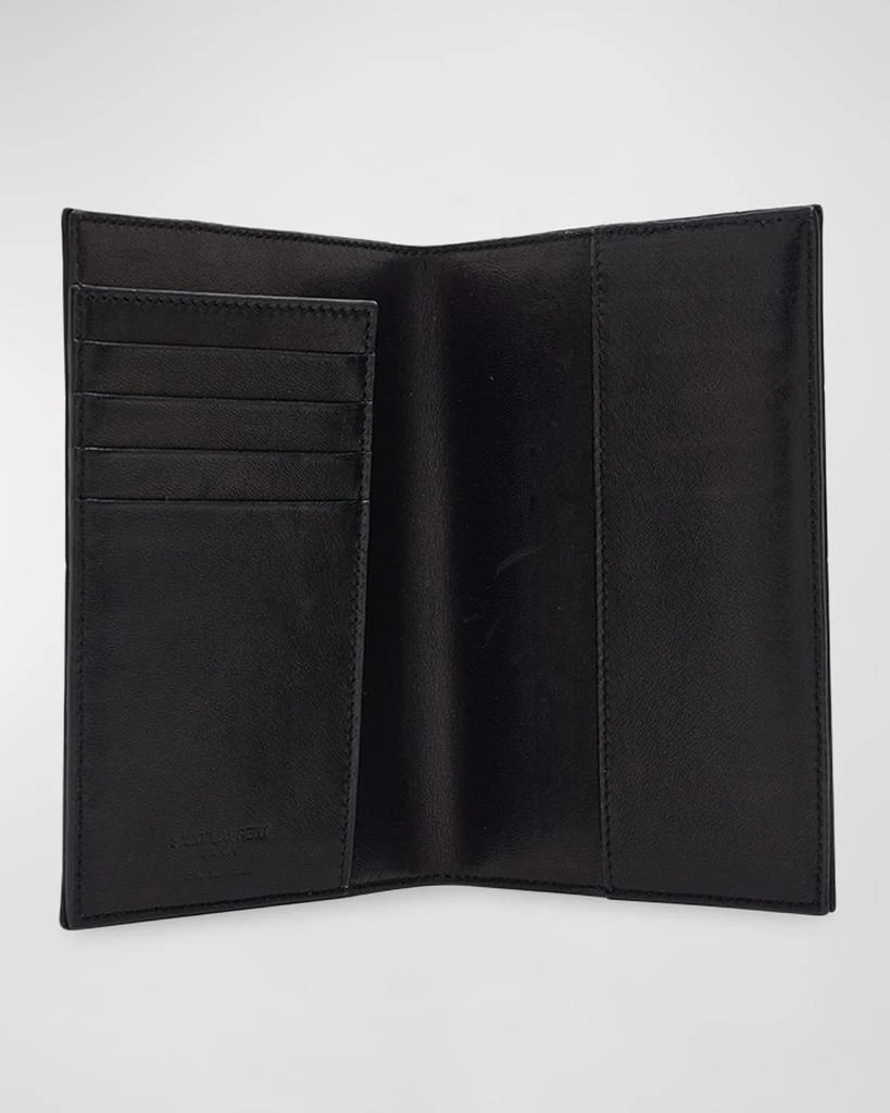 Yves Saint Laurent Passport Case in Quilted Smooth Leather 3