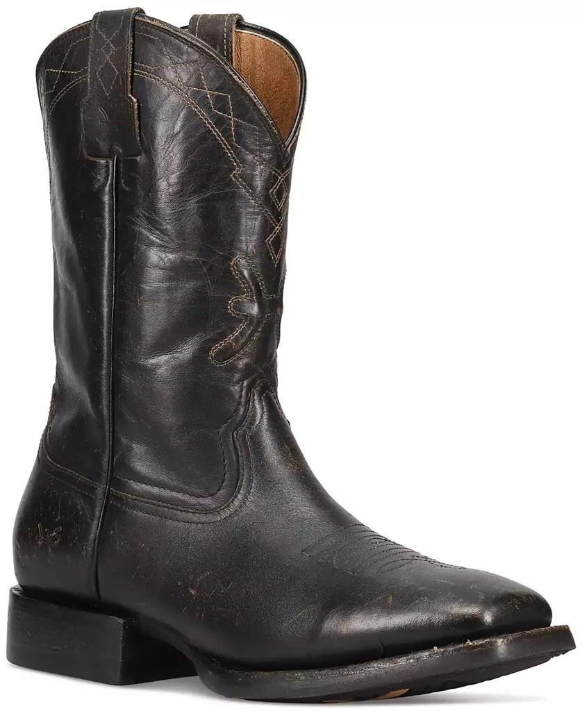 Frye Men's Hauser Logo Stitch Leather Pull On Boot 1