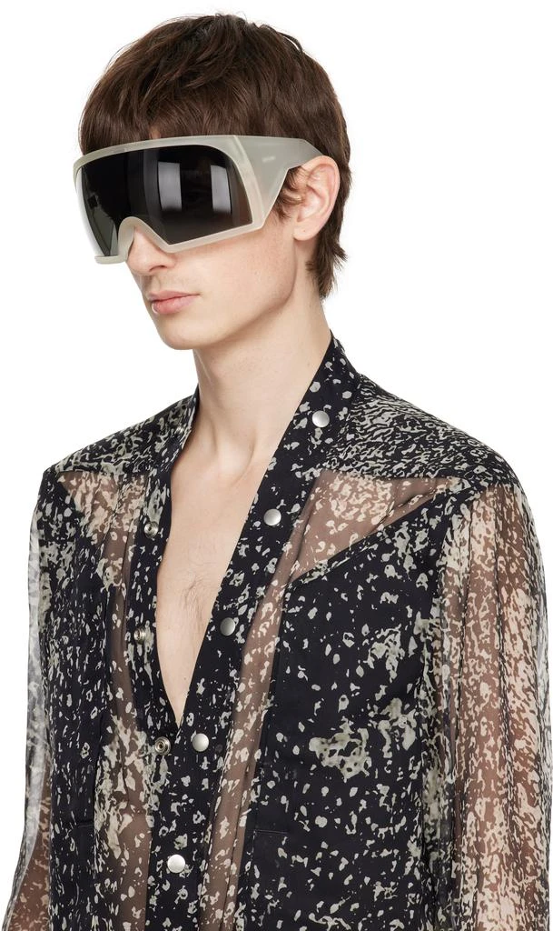 Rick Owens White Hollywood Kriester Sunglasses 4