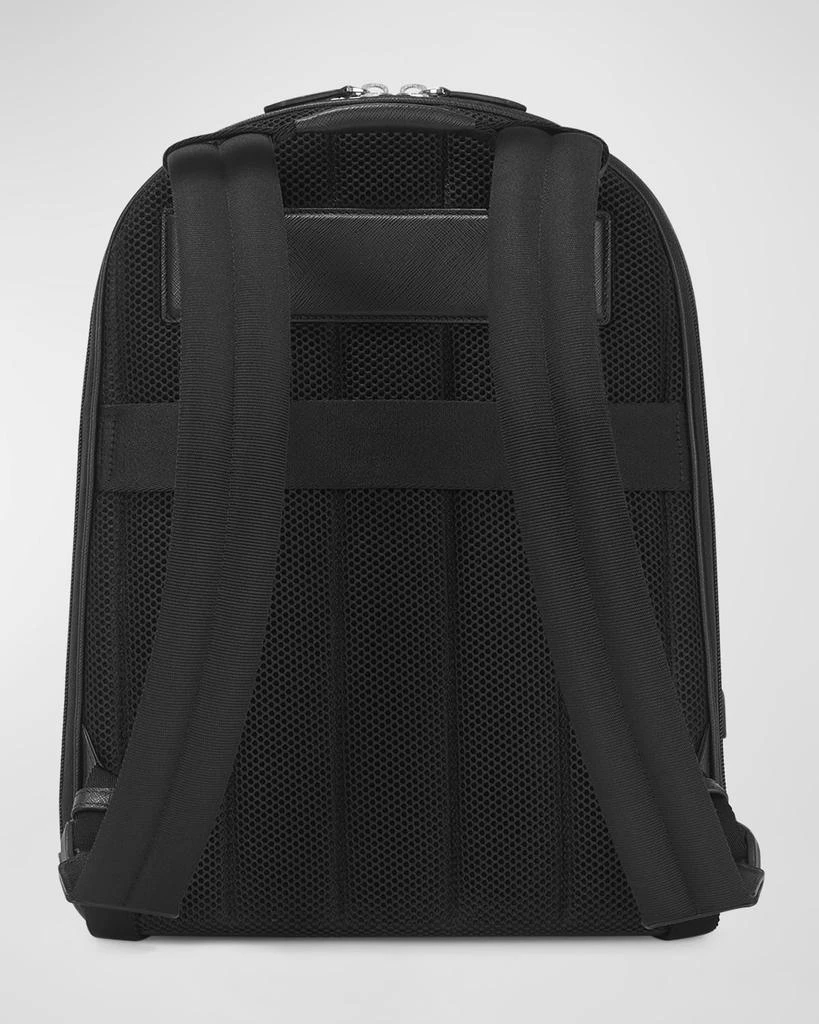 MontBlanc Men's Sartorial Leather Backpack 4