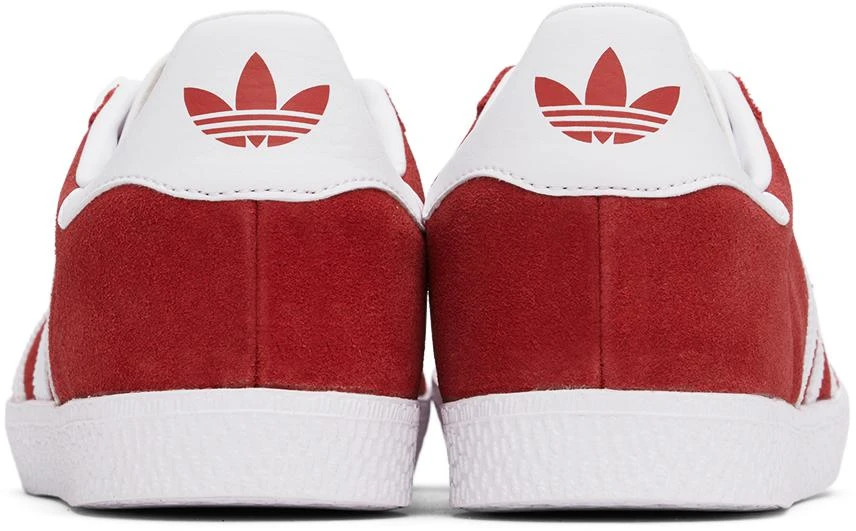 Adidas Big Kids Red Gazelle Sneakers 2