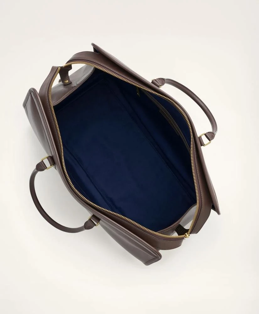 Brooks Brothers Leather Duffle Bag 3