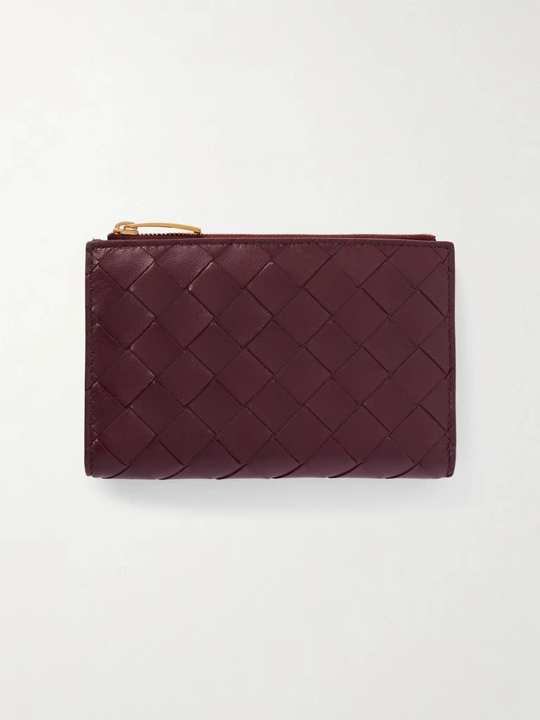 Bottega Veneta Intrecciato Leather Wallet - Merlot