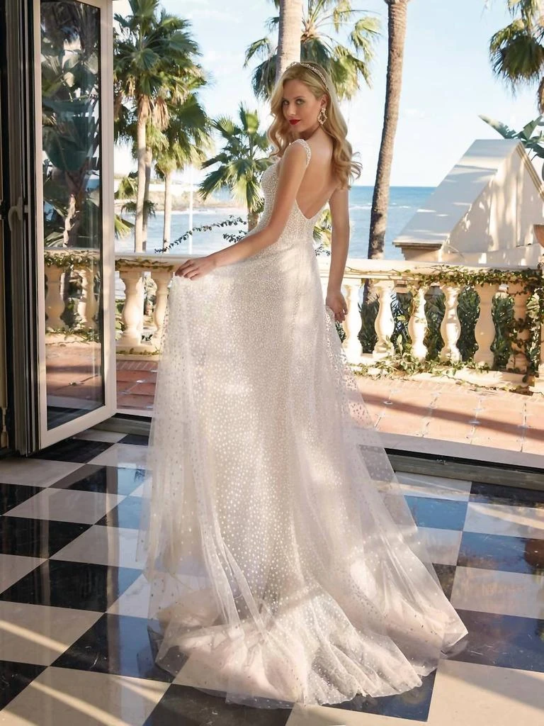 Demetrios Demetrios - Beaded Sleeveless Gown 2