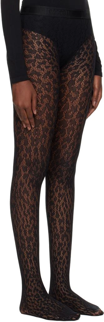 Wolford Black Leo Lace Tights 2