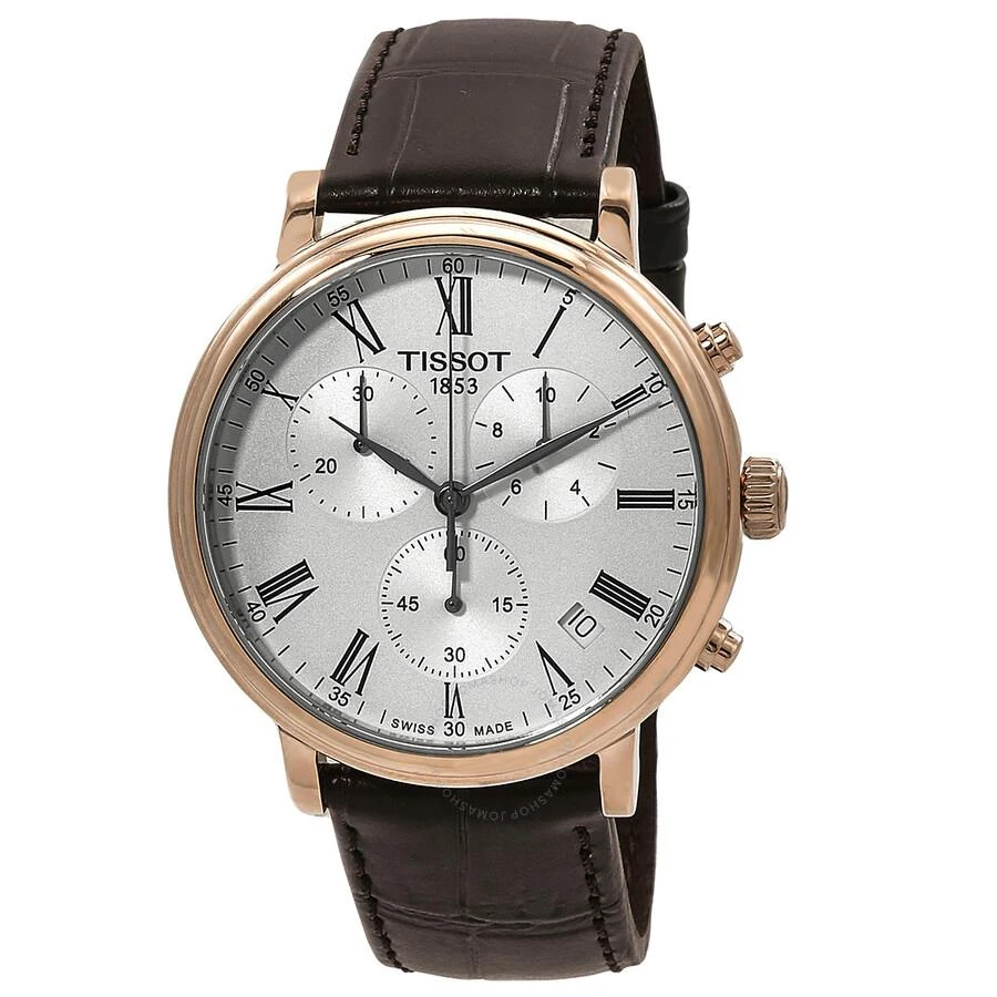 Tissot Carson Chronograph Quartz Silver Dial Men's Watch T122.417.36.033.00 1