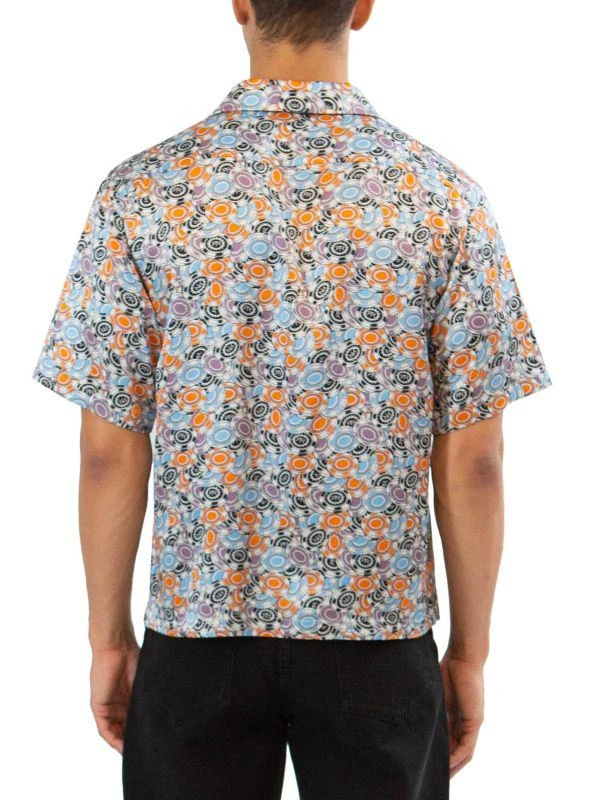 RTA Poker Chip Print Oversized-Fit Shirt 2