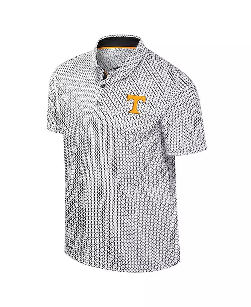 Colosseum Men's Black Tennessee Volunteers Big Tall Marty Rival Polo Shirt 2