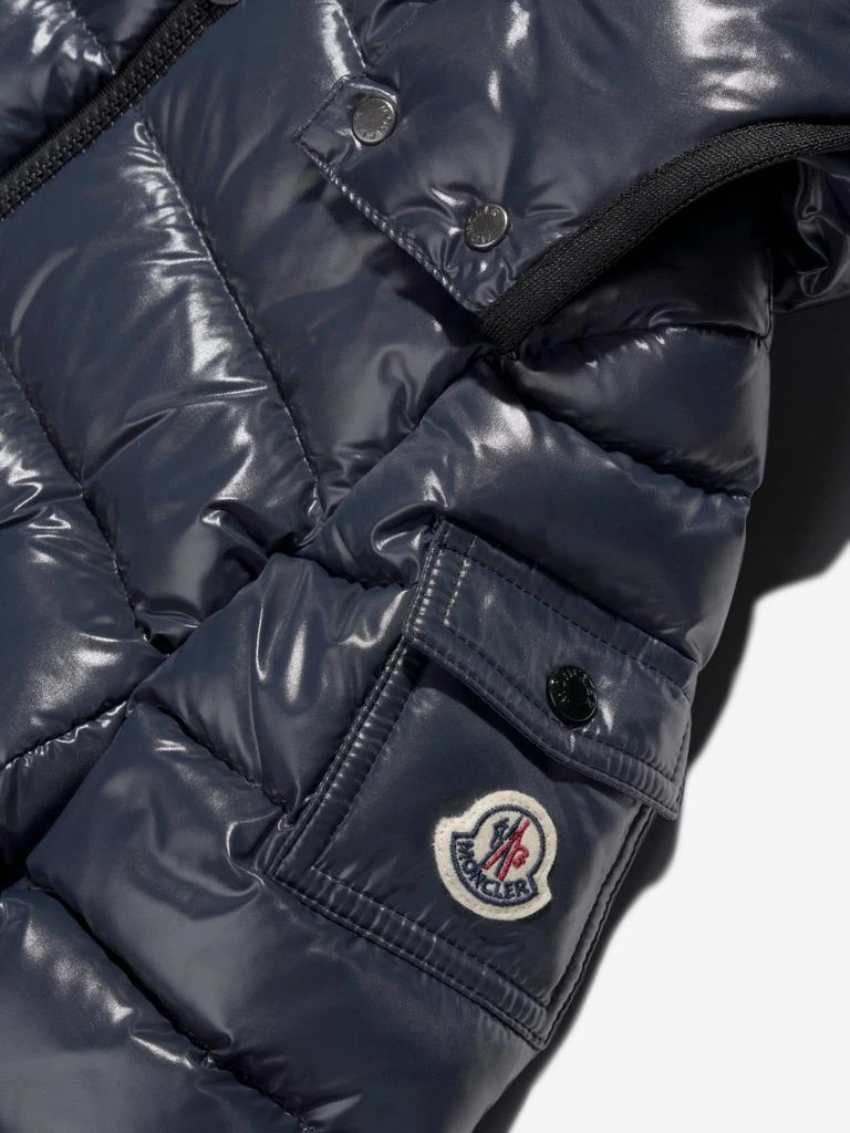 Moncler Moncler Enfant Girls Down Padded Bady Jacket in Navy 4