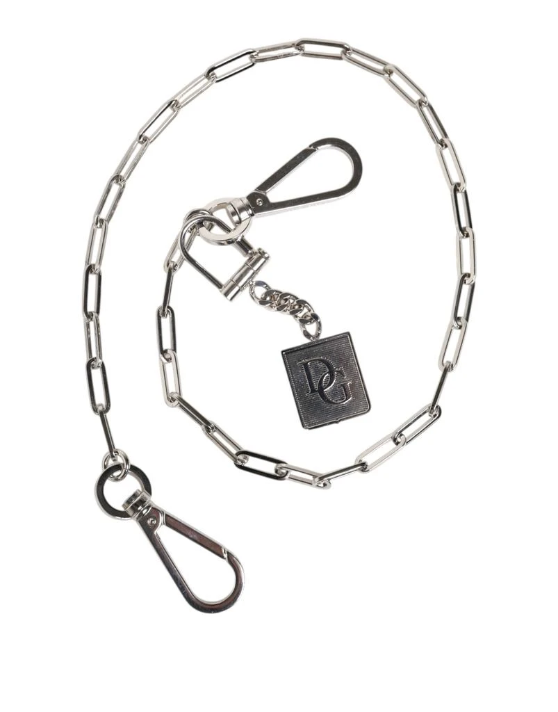 Dolce 
Gabbana Tone Metal Chain DG Charm Belt Men
s Keychain