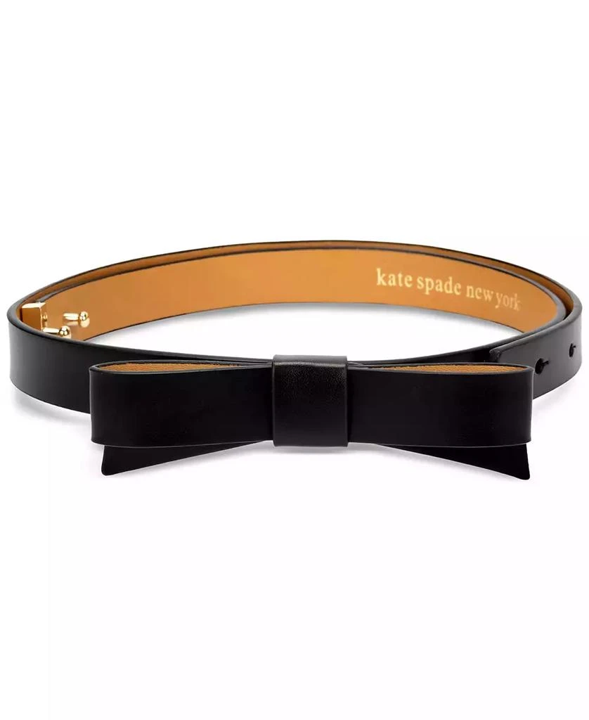 Kate Spade Women's Leather Bow Belt 1
