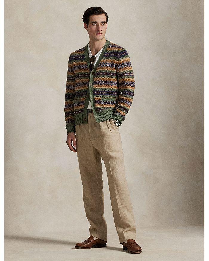 Ralph Lauren Fair Isle Cotton Blend Cardigan