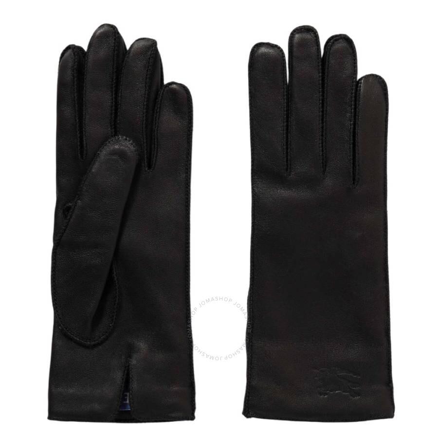 Burberry EKD Debossed Leather Gloves