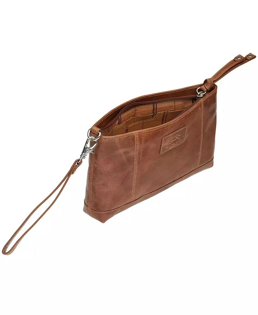 Mancini Leather Goods Casablanca Collection RFID Secure Ladies Wristlet 3