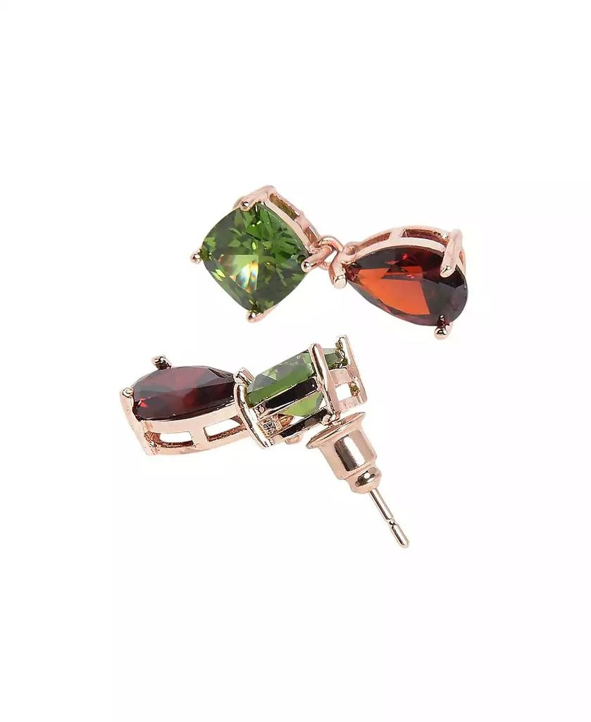 SOHI Crystal-Hue Drop Earrings 3