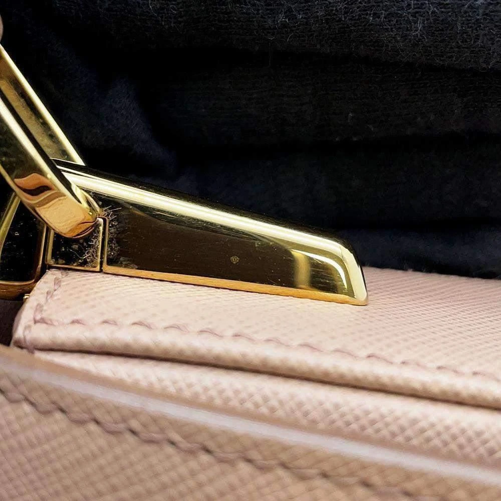 Prada Prada  Saffiano Leather Emblème Shoulder Bag 5