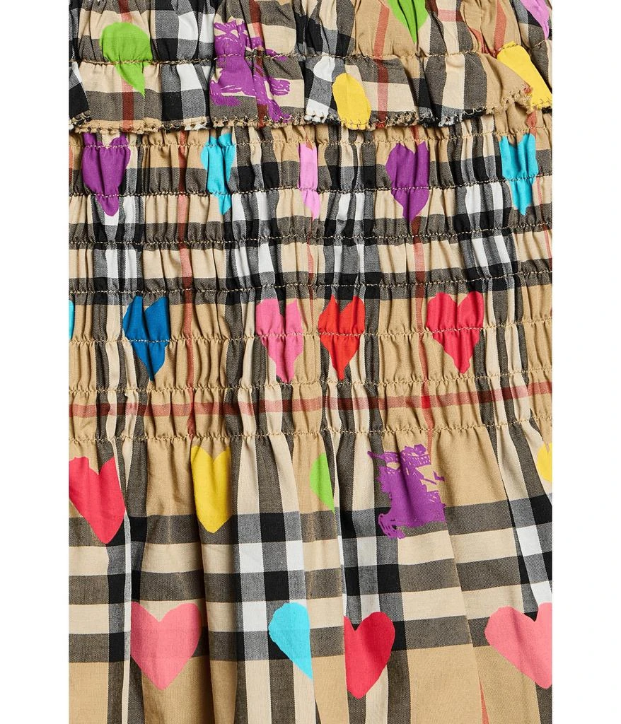 Burberry Ama Check Heart Skirt (Big Kid) 3