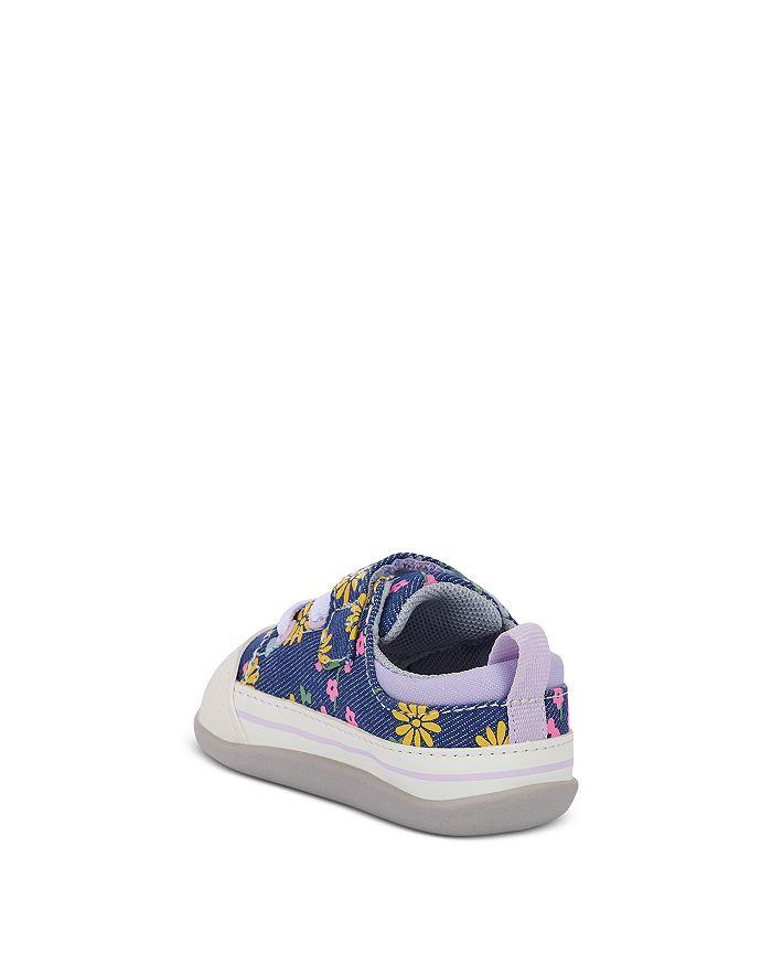 See Kai Run Girls' Stevie Mini Floral Denim Sneakers - Toddler, Little Kid