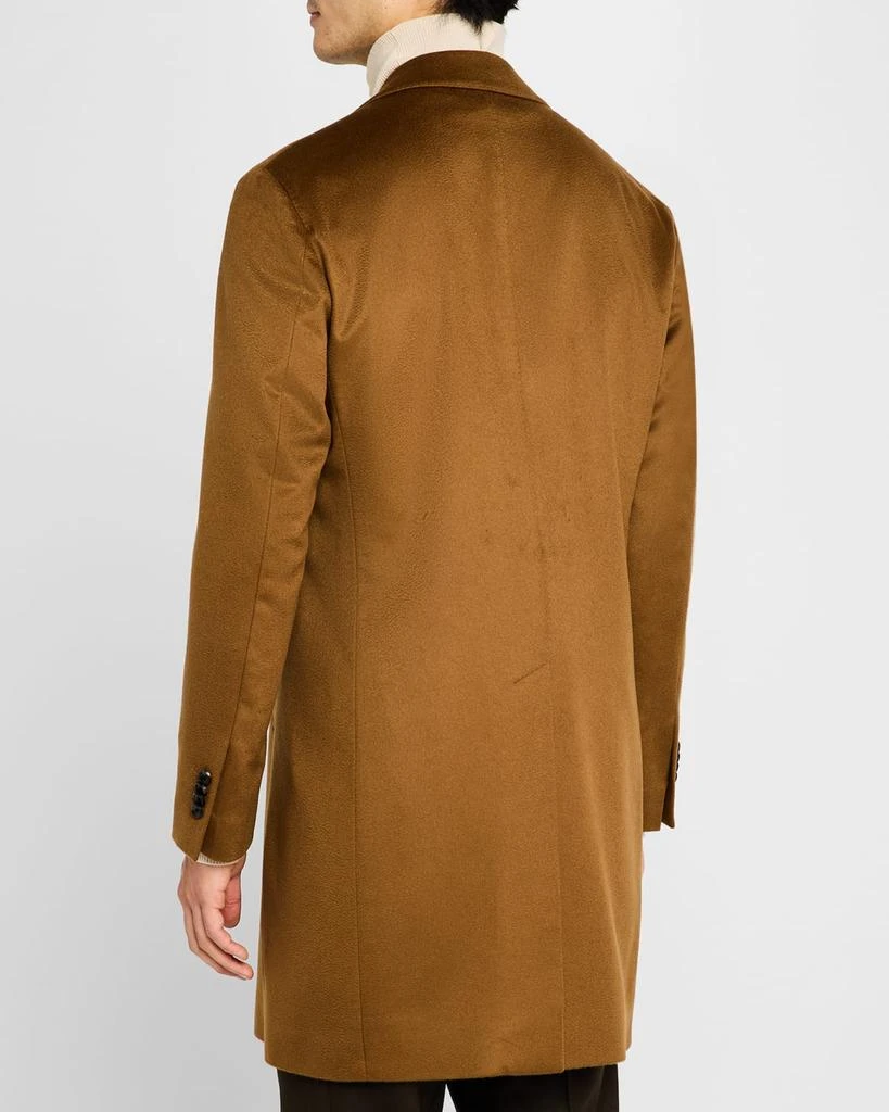 Neiman Marcus Men's Solid Cashmere Topcoat 3