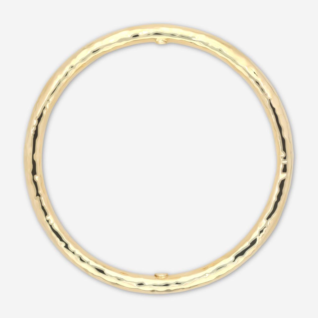 Roberto Coin Roberto Coin Martellato 18K Yellow Gold Bangle Bracelet 295414AYBASA