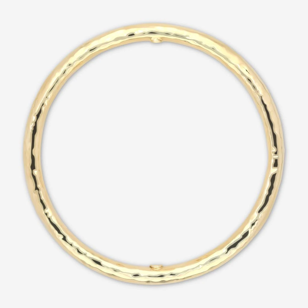 Roberto Coin Roberto Coin Martellato 18K Yellow Gold Bangle Bracelet 295414AYBASA 2