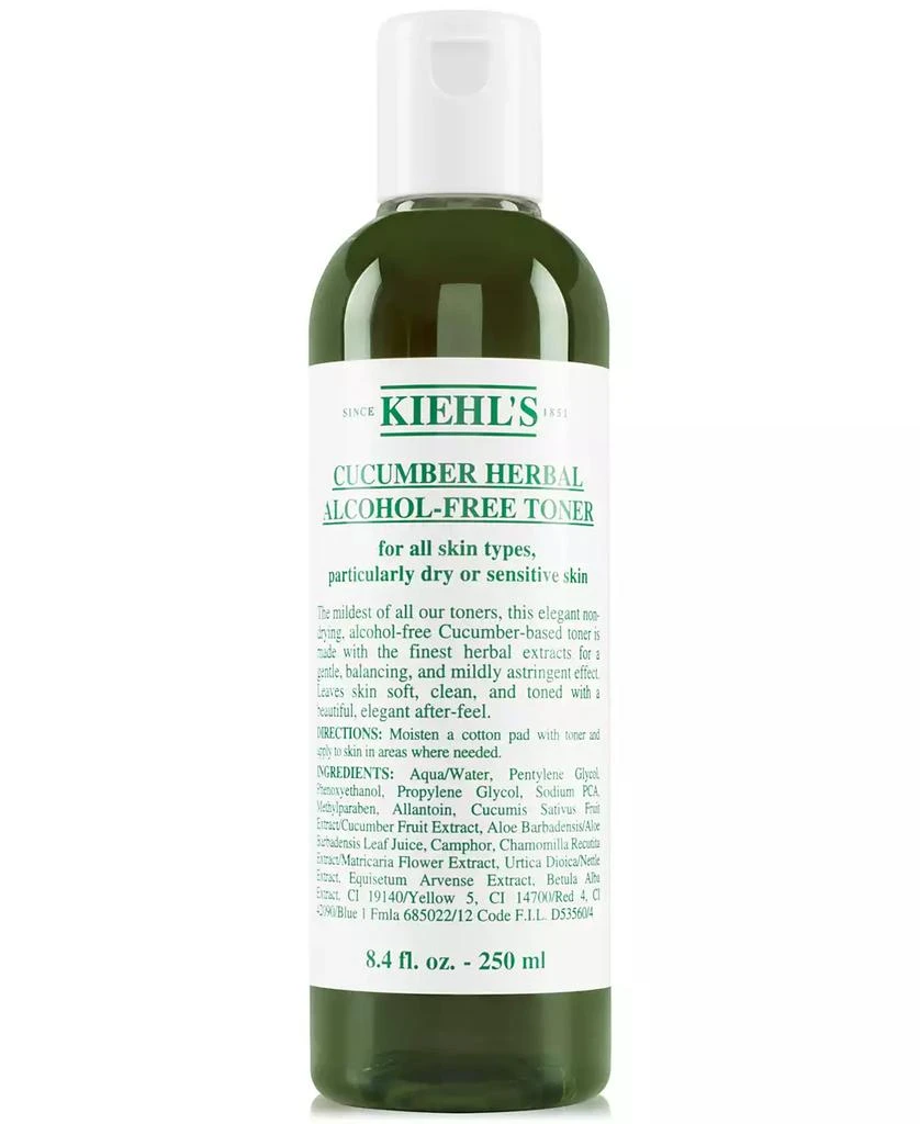 Kiehl's Since 1851 Cucumber Herbal Alcohol-Free Toner, 8.4-oz. 1