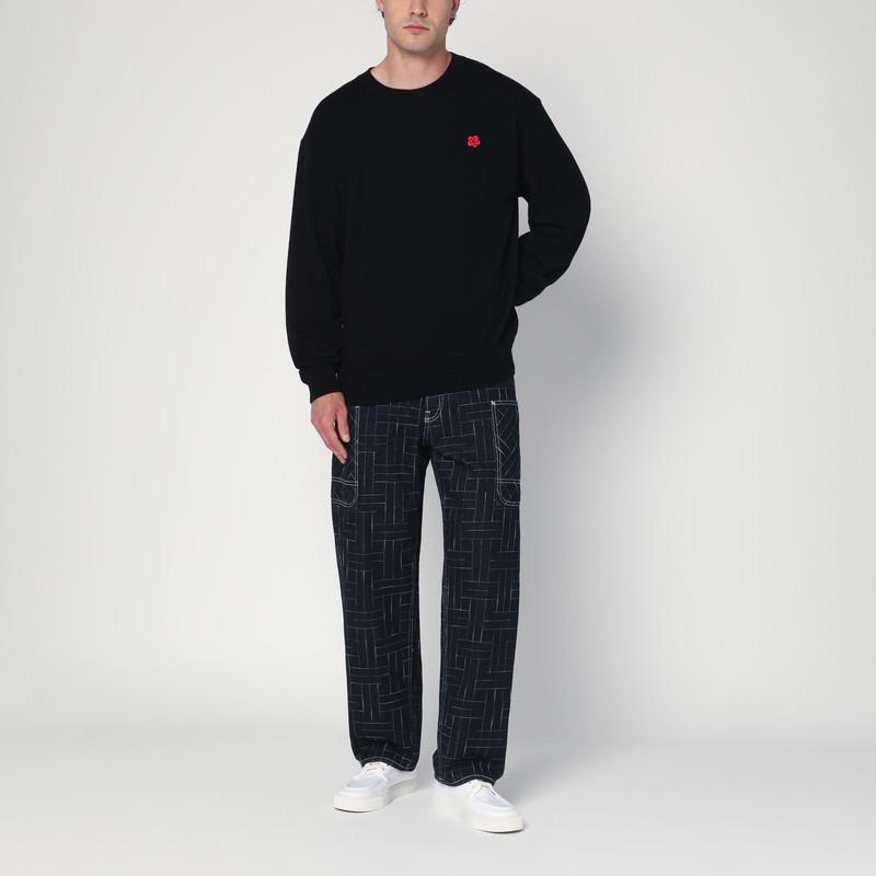 Kenzo Black wool crew neck sweater