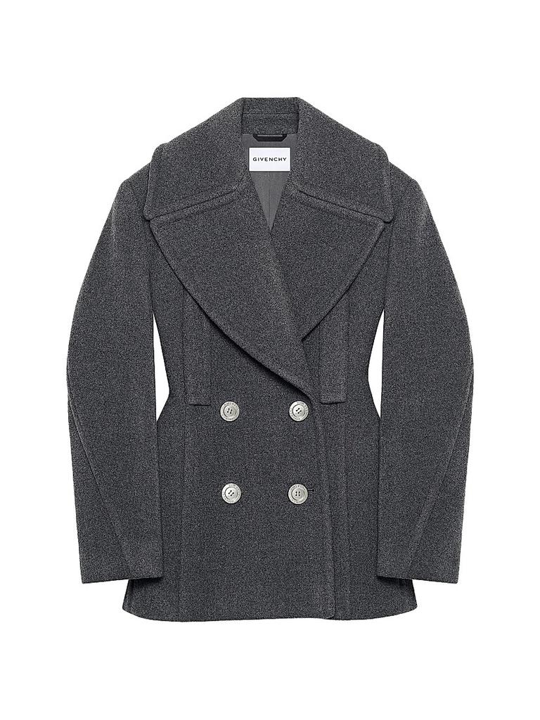 【美品】GIVENCHY BOUTIQUES ポリエステル　ブルゾン　40 朱色 ジバンシィ シャイニーブランドロゴ ボンバープルオーバー