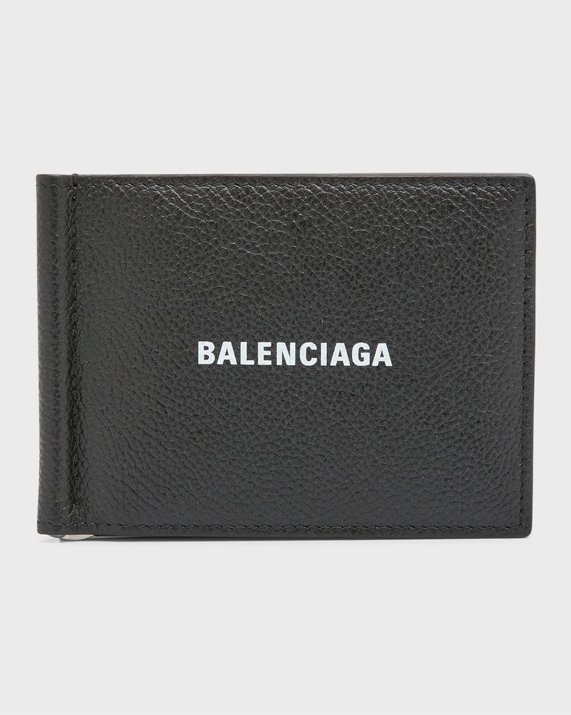 折りたたみ財布 BALENCIAGA BLACK LEATHER SUPERBUSY BI-FOLD WALLET Balenciaga Black leather Superbusy bi-fold wallet | TheDoubleF