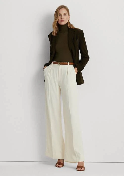 Ralph Lauren Ralph Lauren Petite Double Faced Georgette Wide Leg Pants 4