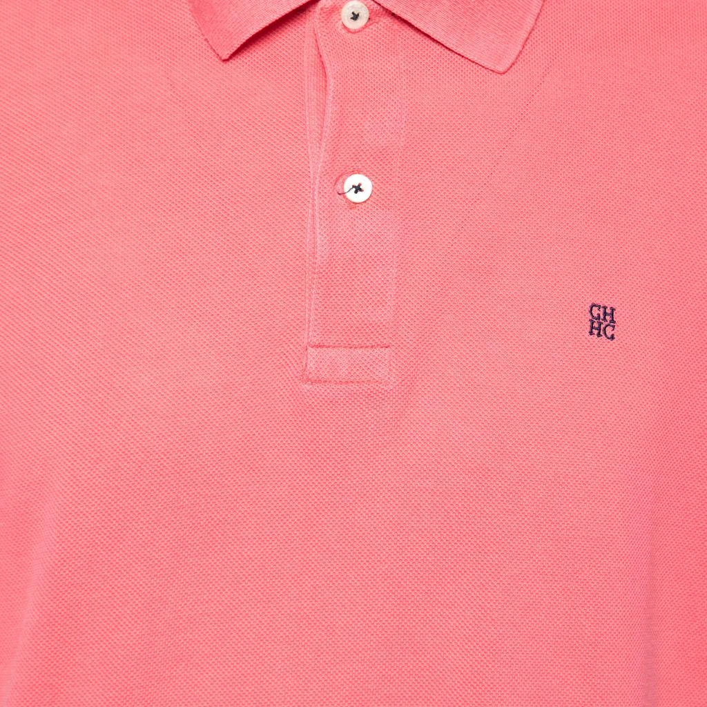 CH Carolina Herrera CH Carolina Herrera Pink Cotton Polo T-Shirts L 3