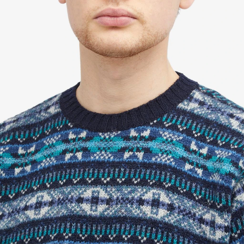 Jamiesons of Shetland Jamieson's of Shetland Nordic Fair Isle Crew Knit 5