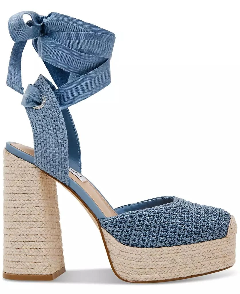 Steve Madden Women's Luvly Platform Lace-Up Espadrille Pumps 2
