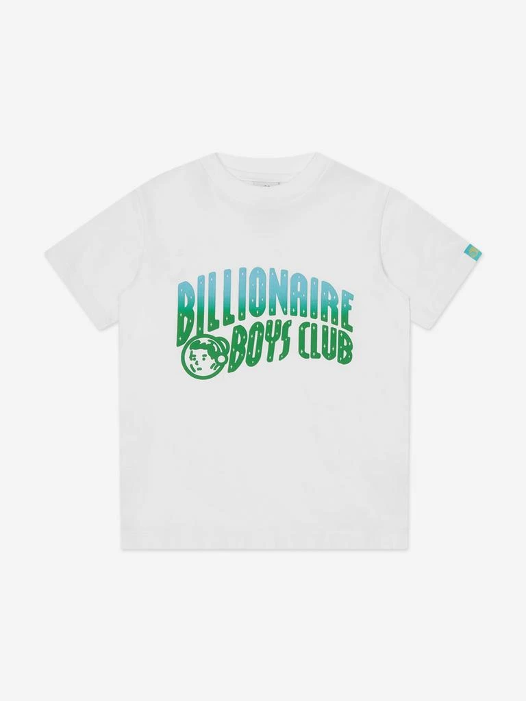 Billionaire Boys Club Billionaire Boys Club Boys Gradient Puff Print Arch Logo T-Shirt in White