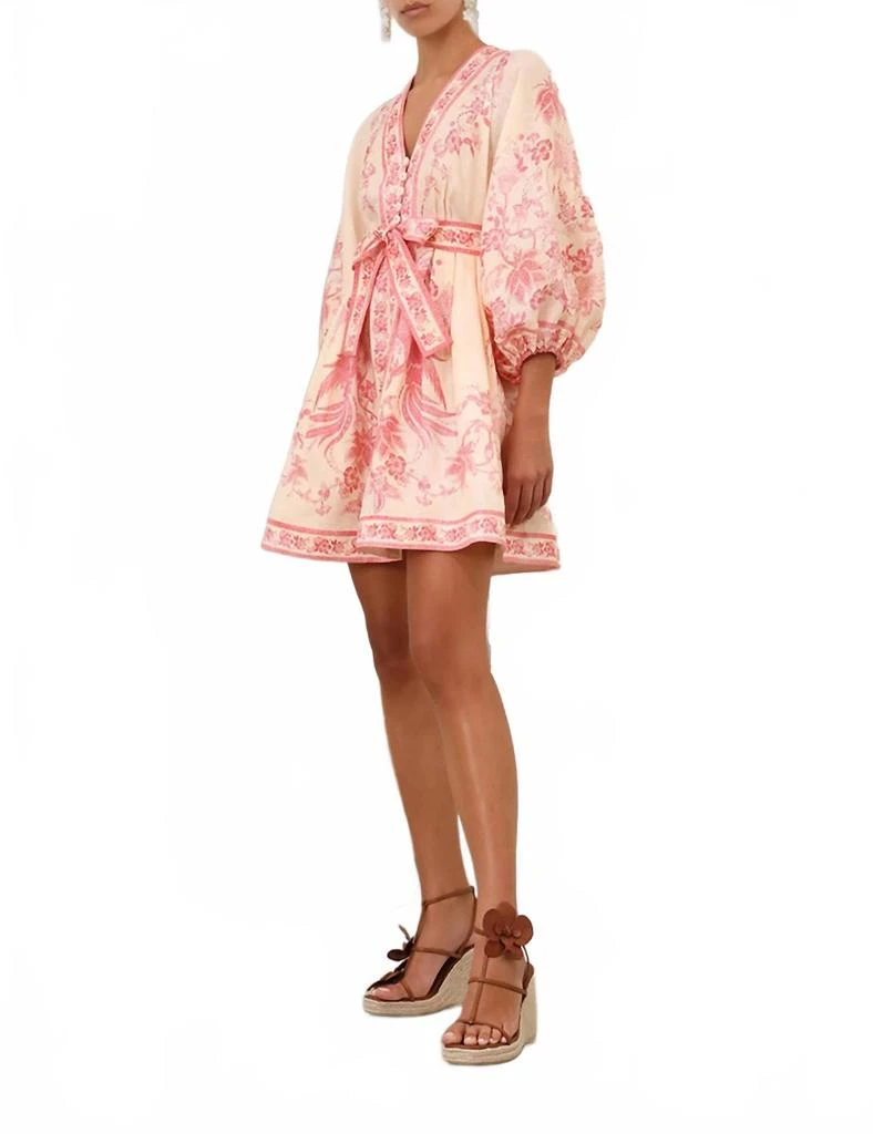 Shop Lucky Plunge Mini Dress In Cream/pink Floral on Sale at BeyondStyle   Get 9% Off Lucky Plunge Mini Dress In Cream/pink Floral with Limited-Time  Flash Deals, Exclusive Discounts, and Special Offers.