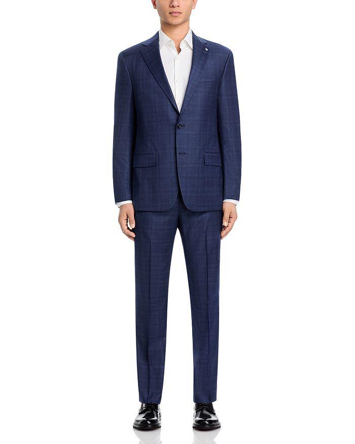 Hart Schaffner Marx Tonal Plaid Regular Fit Suit