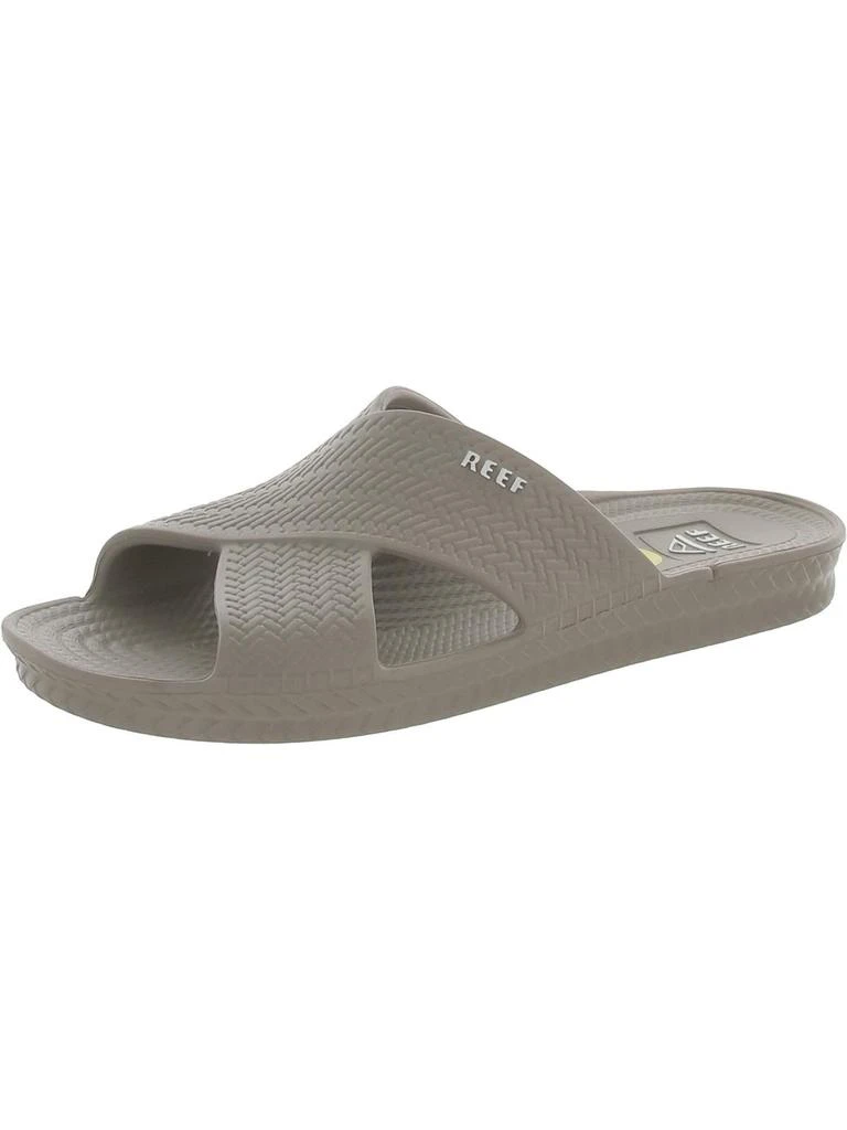 Reef Water X  Womens Open Toe Slip On Slide Sandals 1