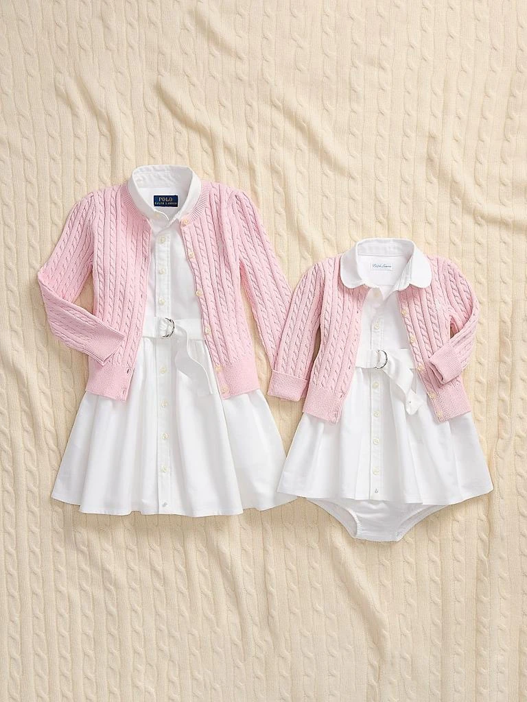 Ralph Lauren Girl's Cable-Knit Cotton Cardigan 6