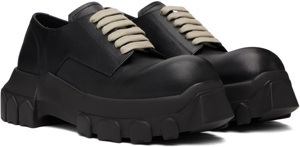 Rick Owens Black Hollywood Laceup Bozo Tractor Derbys 4