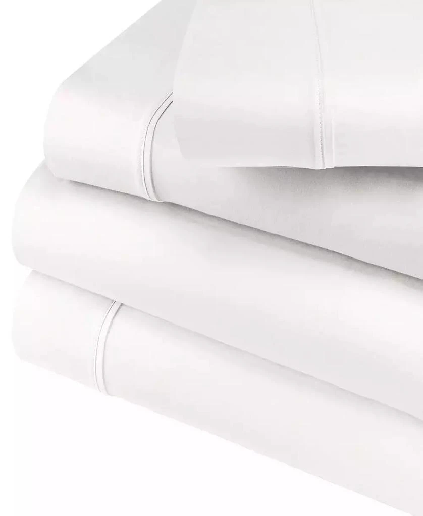 Superior 600 Thread Count Cotton Blend Solid Deep Pocket Sheet Set, Olympic Queen 1