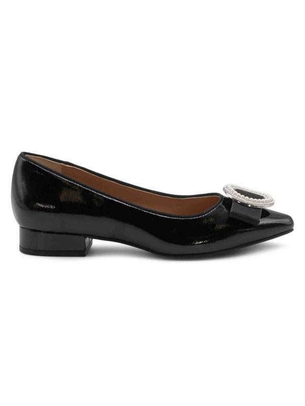 Adrienne Vittadini Pender-3 25MM Embellished Faux Leather Pumps